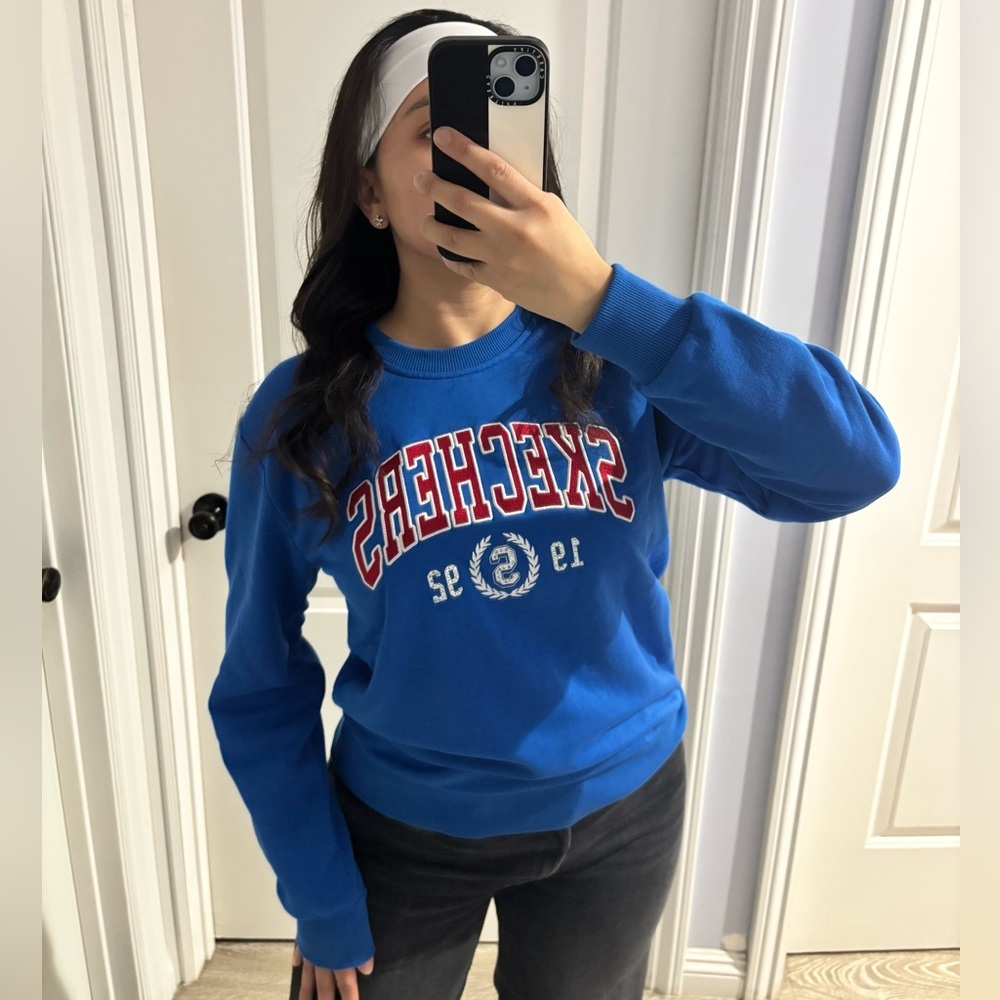 Skechers Cobalt Blue Sweater, Size: S